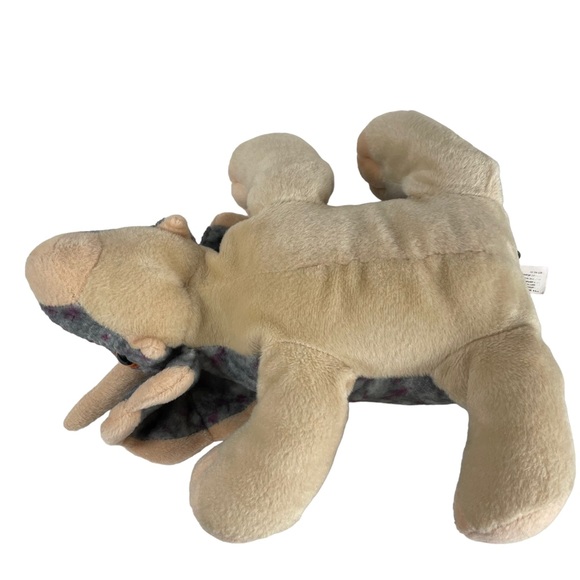 Wild Republic Triceratops Large Sized Beanie Plush Stuffed Dinosaur Purple Gray - Picture 11 of 13